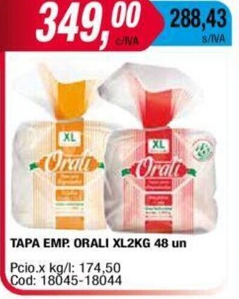 Maxiconsumo Tapa Emp. Orali xl2kg 48 un oferta