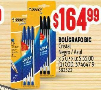 Makro Bolígrafo bic oferta