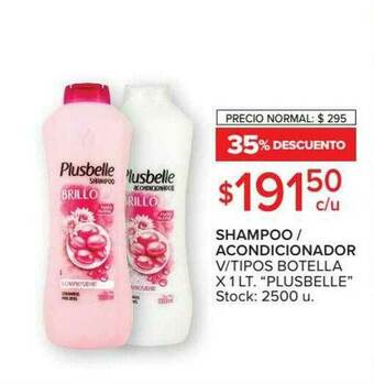 Carrefour Market Shampoo Acondicionador V Tipos Plusbelle 35% Descuento oferta