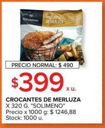Carrefour Market Crocantes De Merluza Solimeno oferta