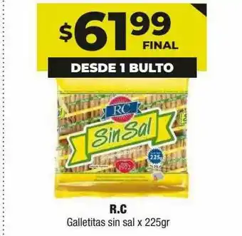 Maxi Ofertas R.c Galletitas Sin Sal oferta