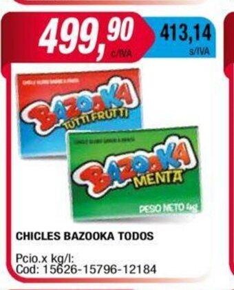 Maxiconsumo Chicles Bazooka Todos oferta