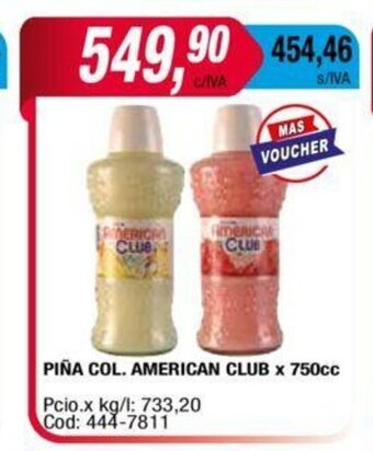 Piña Col. American Club x 750cc
