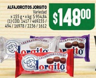 Makro Alfajores jorgito oferta