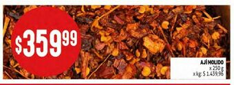 Makro Ají molido 250g oferta