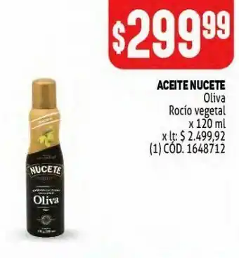 Makro Aceite de oliva nucete 120ml oferta