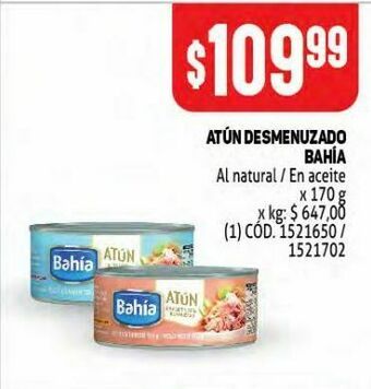 Makro Atún desmenuzado bahía 170g oferta