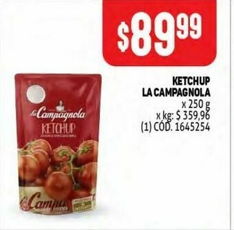 Makro Ketchup la campagnola 250g oferta