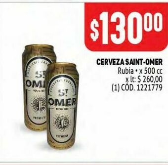 Makro Cerveza saint omer 500cc oferta