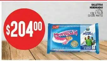 Makro Galletitas merengadas 279g oferta