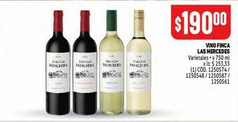 Makro Vino finca las mercedes 750ml oferta