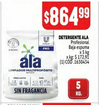 Makro Detergente ala 5kg oferta