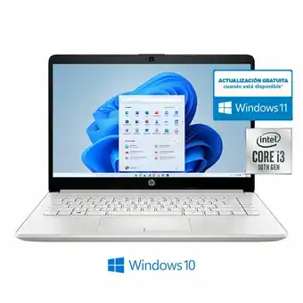 Frávega Notebook HP 14" 4GB 256GB Intel Core i3 14-CF2533LA oferta