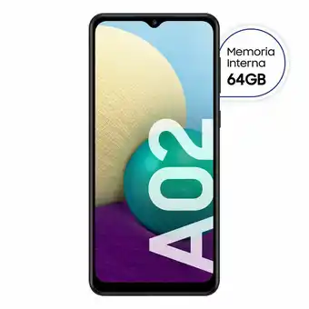 Frávega Celular Samsung Galaxy A02 Negro 64GB oferta