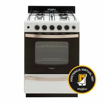 Frávega Cocina Whirlpool Multigas WFB57DW 56cm oferta