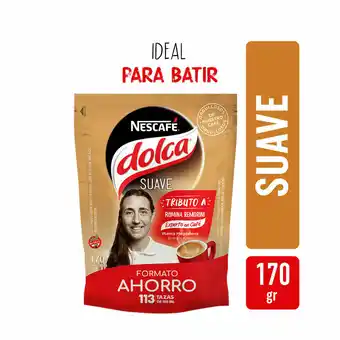 Walmart Café Instantáneo Torrado Nescafe Dolca Suave Doypack X 170g oferta