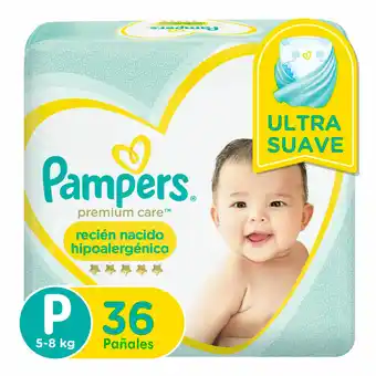 Walmart Pañales Pampers Premium Care Plus Rn P 36 U oferta