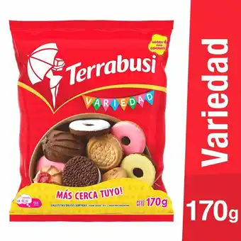 Walmart Galletitas Dulces Variedad Terrabusi Regular 170gr oferta