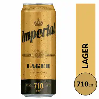 Walmart Cerveza Rubia Lata Imperial 710 Ml oferta