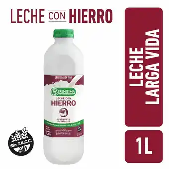 Walmart Leche Con Hierro La Serenisina Botella Larga Vida 1l oferta