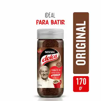 Walmart Café Instantáneo Torrado Nescafe Dolca Suave Frasco X 170g oferta