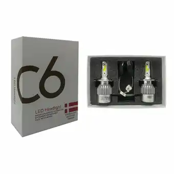 Walmart Lampara Cree Led C6 H4 9003 Hb2 36w Blanco oferta