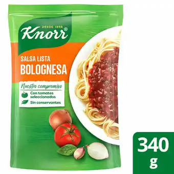 Walmart Salsa Lista Knorr Bolognesa 340 G oferta