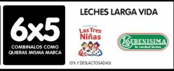 Jumbo Leche las tres niñas oferta