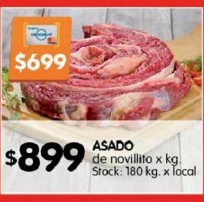 Disco Asado de novillito x kg oferta