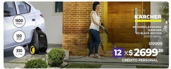 Frávega Hidrolavadora Karcher K3 Black Edition oferta
