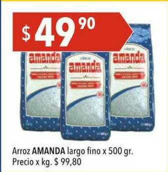 Hergo Arroz Amanda Largo Fino oferta