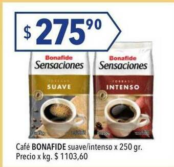 Hergo Café Bonafide Suave-intenso oferta