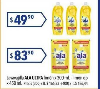 Hergo Lavavajilla Ala Ultra Limón oferta