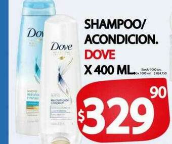 Supermercados Becerra Shampoo Acondicion Dove oferta