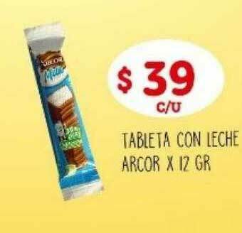 Supermercados Toledo Tableta Con Leche Arcor oferta