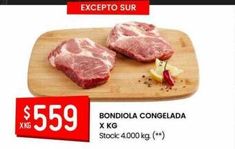 Changomas Bondiola Congelada oferta