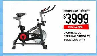 Changomas Bicicleta De Spinning Stingray oferta