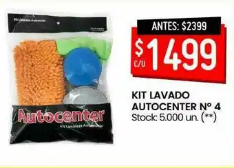 Changomas Kit Lavado Autocenter N° 4 oferta