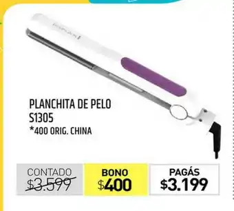 La Anonima Planchita De Pelo S1305 oferta