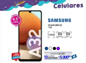 La Anonima Samsung Celular Libre A32 oferta