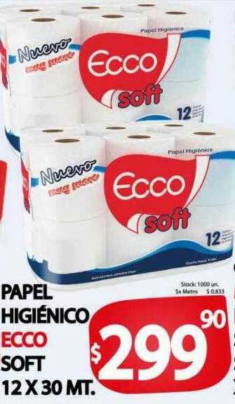 Supermercados Becerra Papel Higiénico Ecco Soft oferta