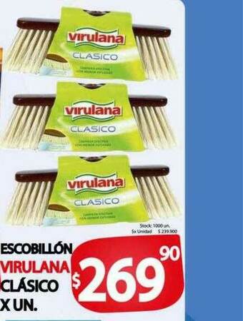 Supermercados Becerra Escobillón Virulana Clásico oferta