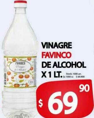 Supermercados Becerra Vinagre Favinco De Alcohol oferta
