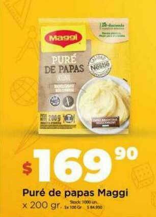 Supermercados Becerra Puré De Papas Maggi oferta