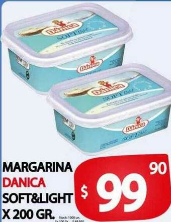 Supermercados Becerra Margarina Danica Soft&light oferta