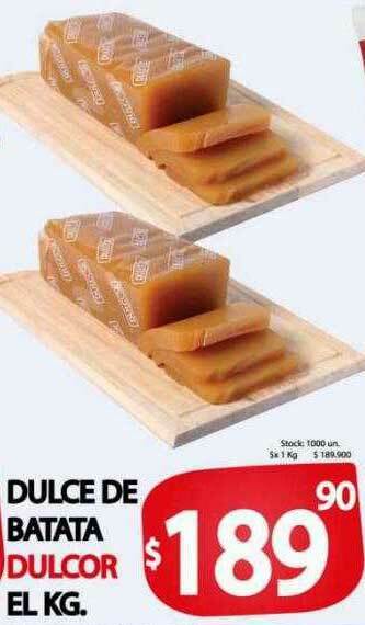 Supermercados Becerra Dulce De Batata Dulcor oferta