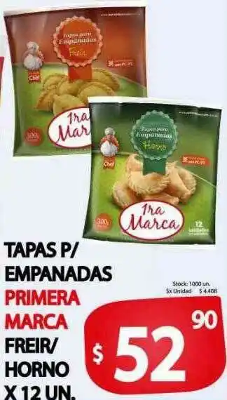 Supermercados Becerra Tapas P Empanads Primera Marca Freir Horno oferta