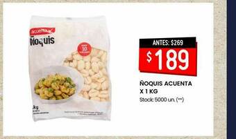Walmart ñoquis Acuenta oferta