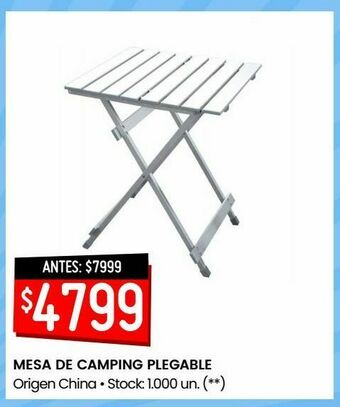 Changomas Mesa de camping plegable oferta