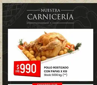 Changomas Pollo rostizado con papas x kg oferta